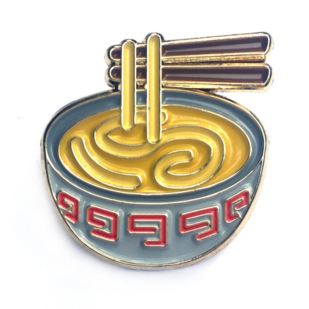 Ramen Noodle Emoji Enamel Pin